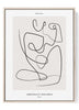 Abstract Figures No.1 Line Art Print – Minimalist Modern Wall Decor