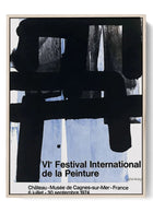 Vintage Abstract Festival - 1974 Art Event Canvas Print