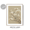 Cherry Blossom & Birds Wall Art – Soft Neutral Floral Print