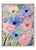 Colorful Wildflower Garden Print – Modern Abstract Floral Wall Art