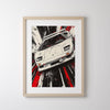 Lamborghini Sports Car Poster - Dynamic High-Speed Art Print