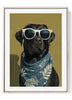 Black Labrador Art Print | Modern Scandinavian Dog Lover Wall Decor