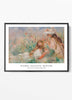 Girls in the Grass Arranging a Bouquet – Renoir Impressionist Print
