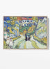 Vincent van Gogh Stairway at Auvers Art Print | Vintage Impressionist Landscape Decor