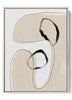 Essence of Elegance - Minimalist Abstract Lines Canvas Print