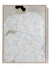 Whispers of Spring - Abstract Woman in Dove Print Robe Canvas Print
