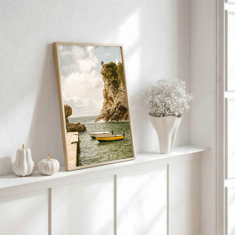 Yellow Boat Wall Art