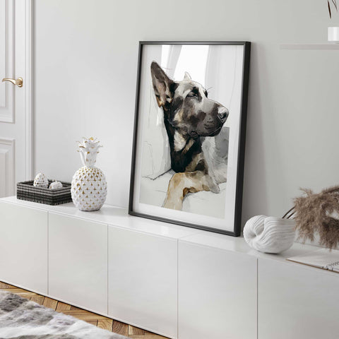 German Shepherd Wall Art