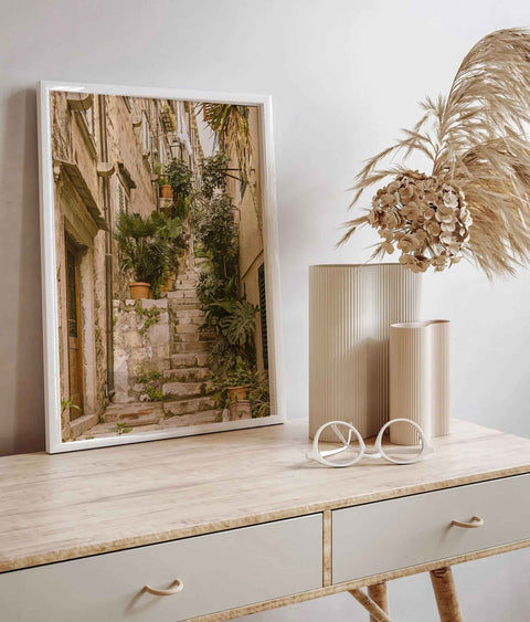 Warm neutral Mediterranean wall art

