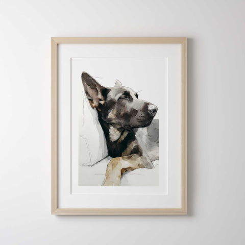 German Shepherd Wall Art