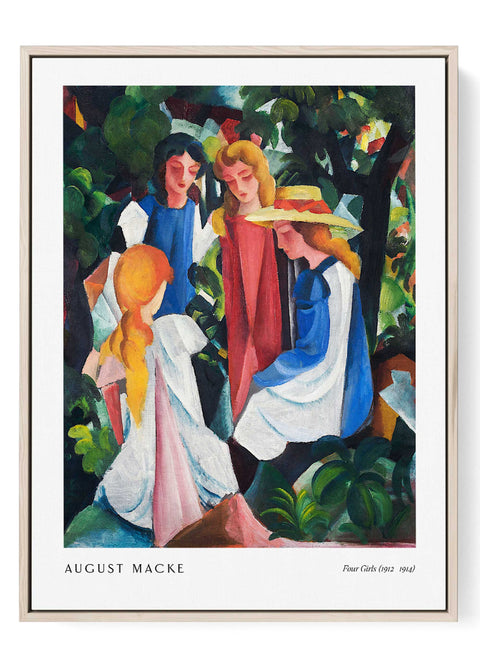August Macke – Four Girls Art Print