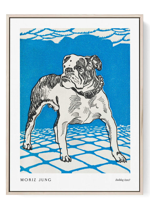 Bulldog Art Print Moriz Jung Poster