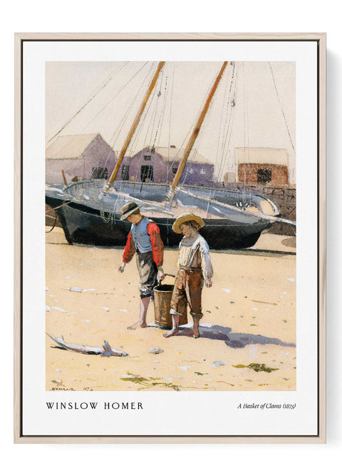 Winslow Homer Wall Art Beach Scene Print