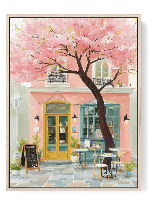 Paris cafe wall art