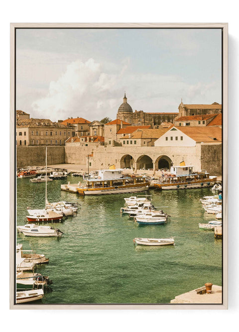 Dubrovnik Old Port Croatia wall art print
