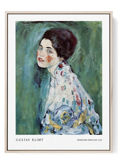 Klimt Wall Art Portrait Print