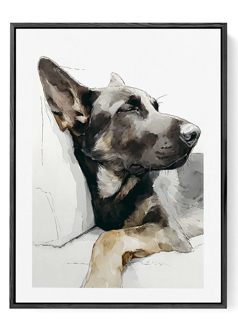 German Shepherd Wall Art