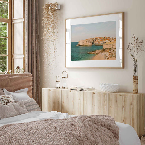 Dubrovnik Croatia beach photography print
