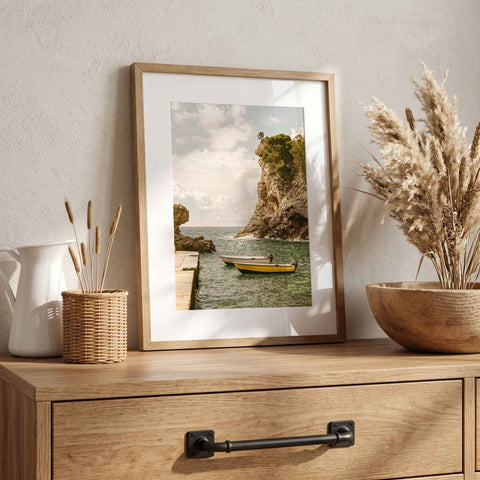 Rustic Coastal Landscape Print