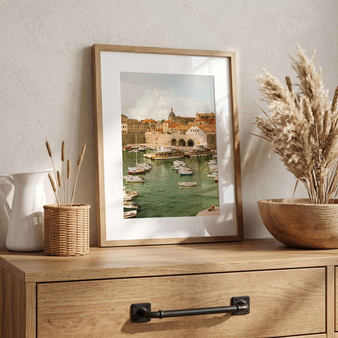 Old Dubrovnik waterfront photography
