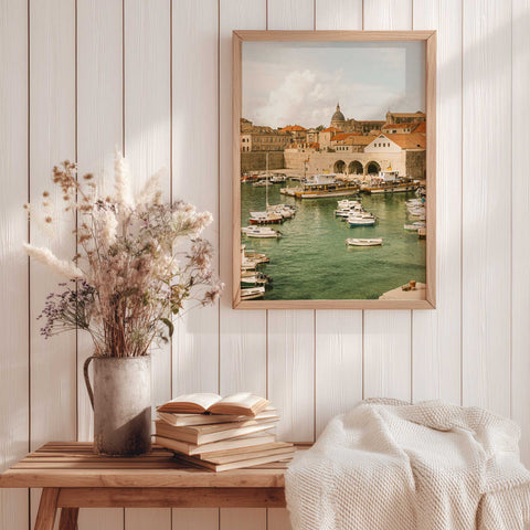 Mediterranean European travel wall print
