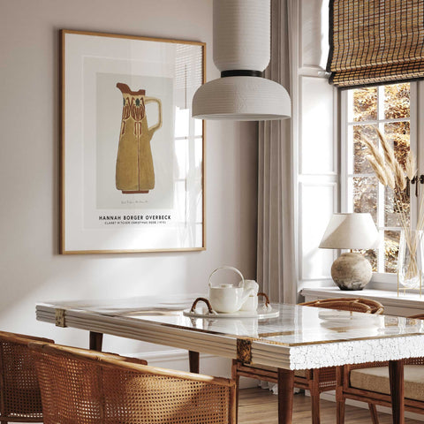 1915 Overbeck floral design poster