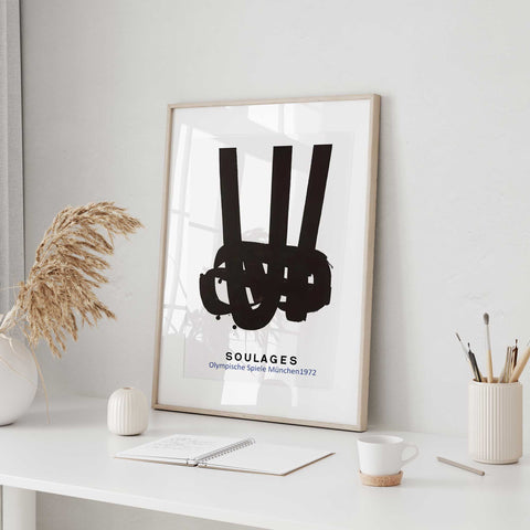 Munich Games Movement - Abstract Olympic Art