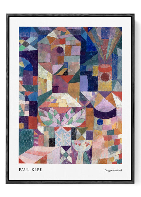 Abstract cubist art print