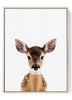 Adorable Fawn Portrait Art Print - Baby Deer Digital Print