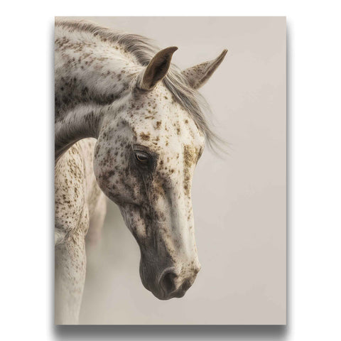 Aesthetic horse illustration for a modern farmhouse or rustic home interior.