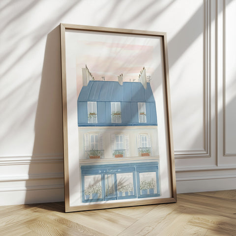Aesthetic travel artwork for a Scandinavian or European-inspired home interior.