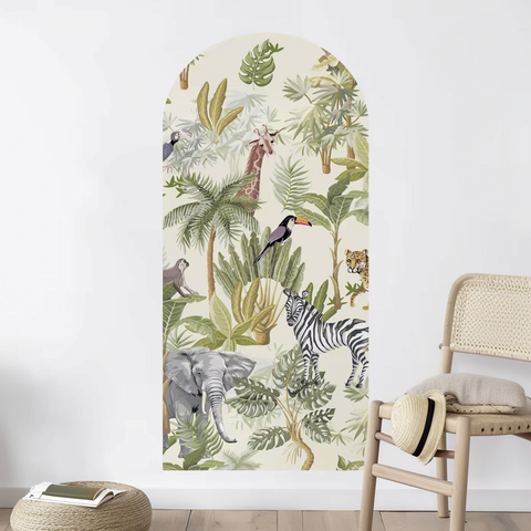 African jungle wall decals

