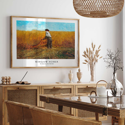 American Civil War era wheat field artwork
