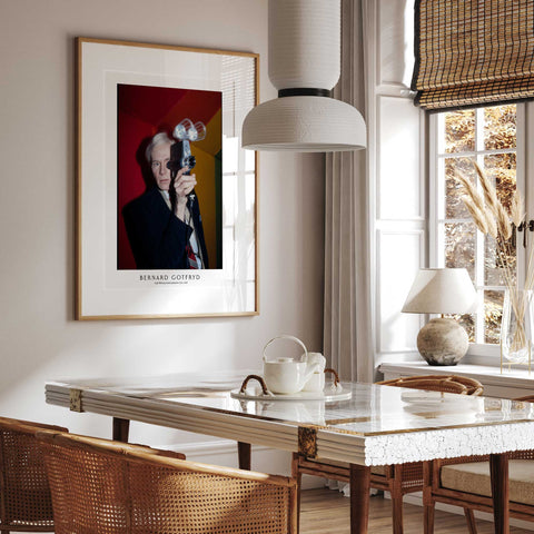 Andy Warhol studio portrait reproduction