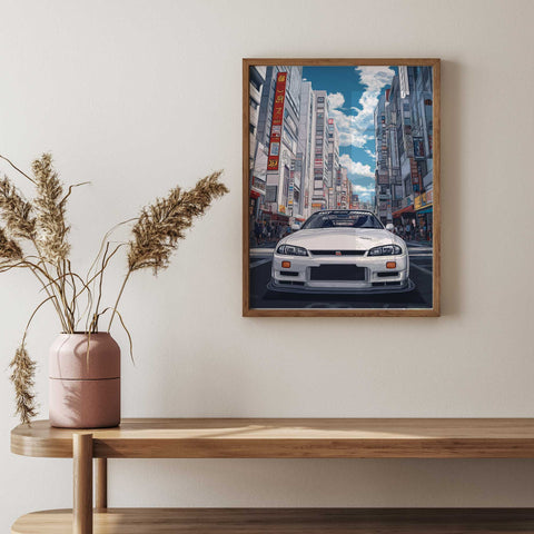Anime Inspired JDM Wall Decor for modern home and creative office spaces