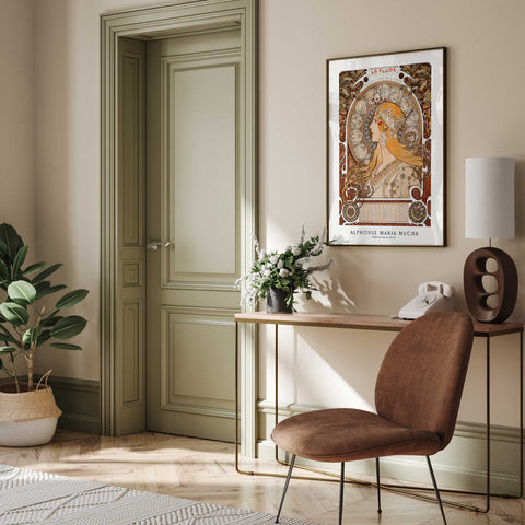 Antique Paris magazine cover wall art