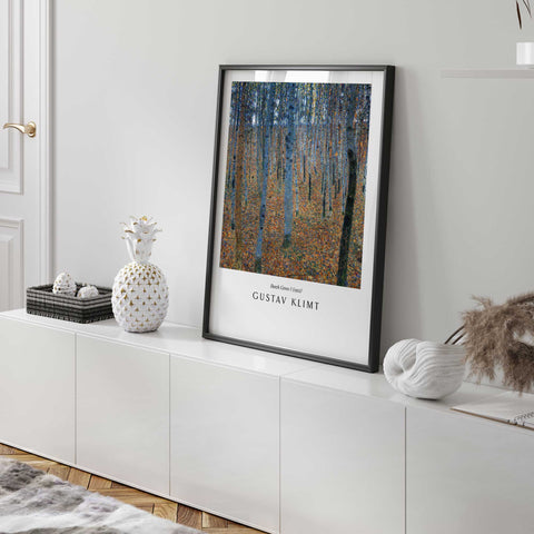 Autumn woodland wall art decor