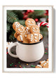Christmas Gingerbread Cookies Poster Canvas Wall Art Sweet Holiday