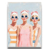 Pin Up Girls Wall Art Print - Retro Swimsuit Sunglasses Trio