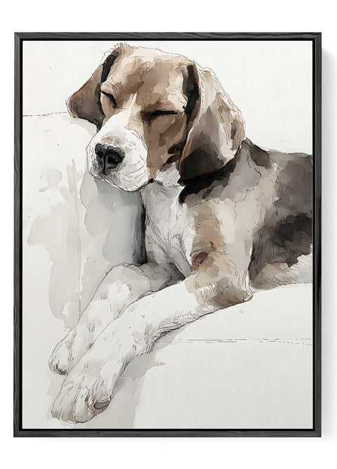 Beagle wall art print