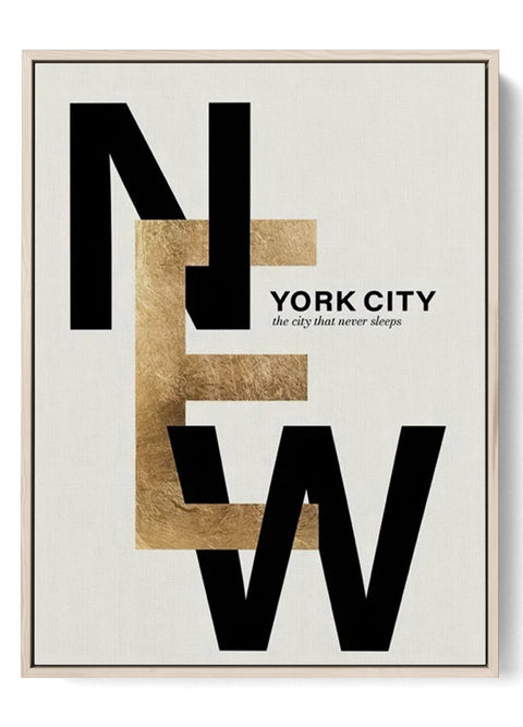 New York City Energy - Modern Typographic Art