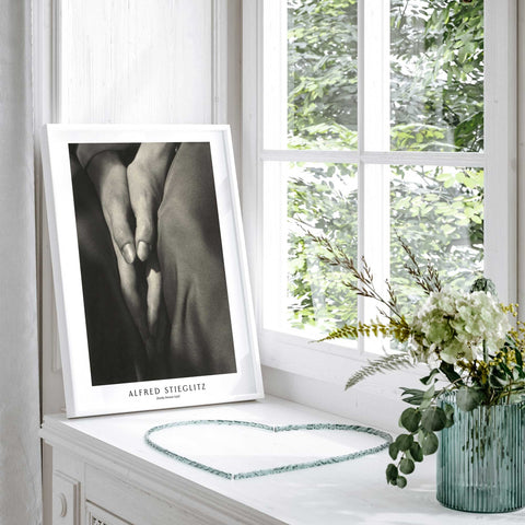 Black and white hands photo art