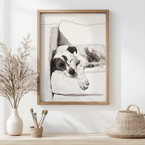 Black and white pet print