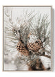 Winter Whisper Pinecone Poster