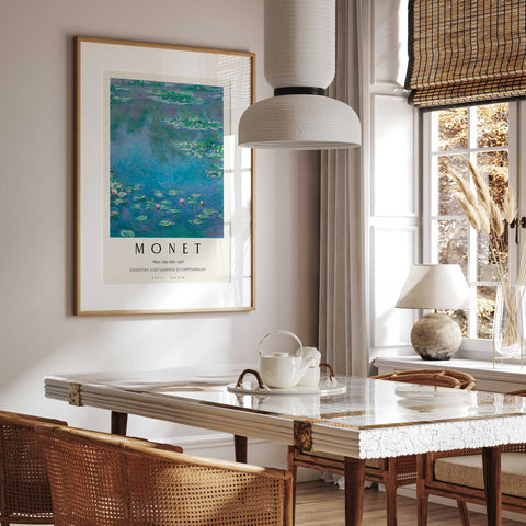 Botanical impressionist wall print set