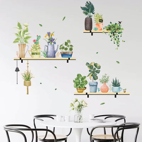 Botanical wall decals

