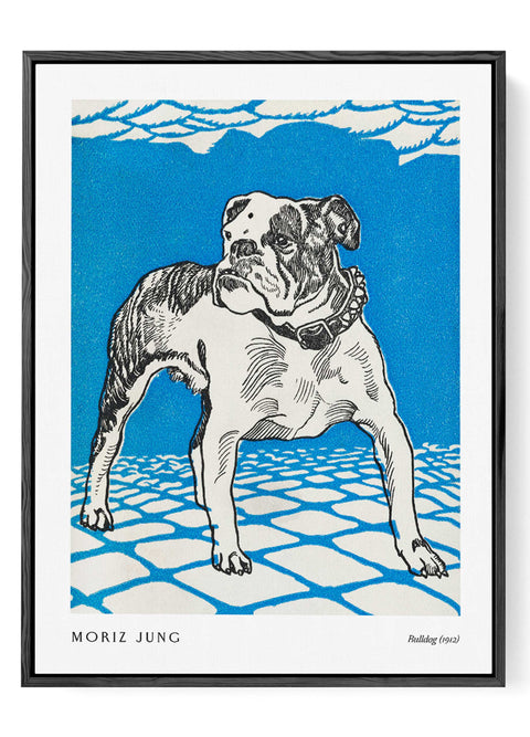 Bulldog illustration poster 1912
