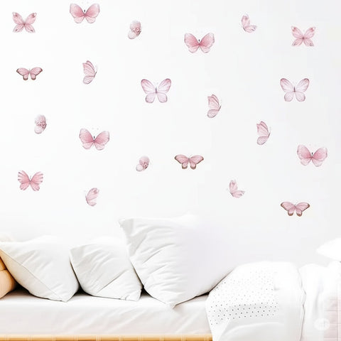 Butterfly wall sticker pack