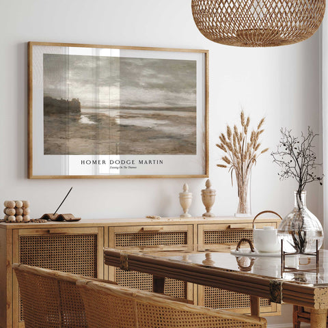 Calm shoreline painting decor