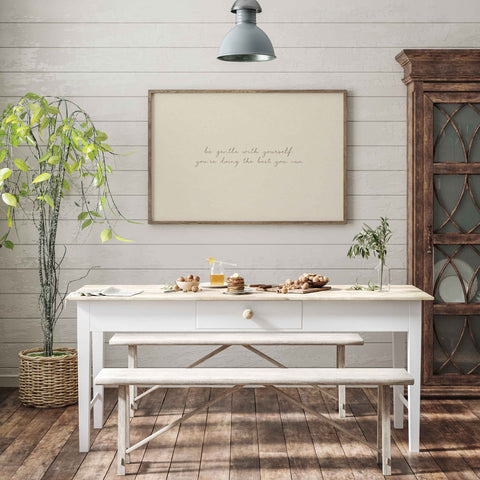 Calming bedroom quote print